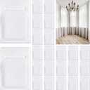 Jetec 28 Pcs Covered Drapery Weights Bottom Vinyl Pendant Window Curtain Weights for Home Office Hotel Curtain Accessories, Drapery Sewing Supply