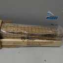 LazBlinds No Drill Bamboo Roman Shades, 29" W x 72" H, Highfield Teak
