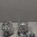 2-Pack Farmhouse Semi Flush Mount Ceiling Light Fixture, Rustic Black Hallway Small Metal Ceiling Lamp Shade for Porch Kitchen Stairway Bedroom Entryway, E26 Base