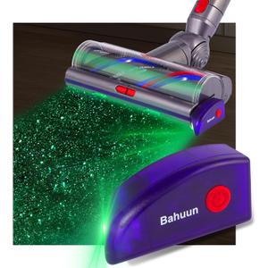 Vacuum Cleaner Dust Display LED, Compatible with Dyson & All Vacuum Cleaners,Reveal Microscopic Dust & Illuminate Invisible Pet,Cat,Dog Fur,Vacuum Accessories Upgrade Vacuum Attachment (Purple)