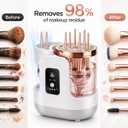 Electric Makeup Brush Cleaner Machine with Automatic Cleaning and Drying Functions Portable Makeup Brush Cleaner for All Size of Makeup Brushes Gifts for Makeup Lovers