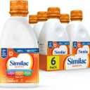 Similac Sensitive Infant Formula, for Fussiness & Gas Due to Lactose Sensitivity, Ready-to-Feed Baby Formula, 32-fl-oz Bottle, Pack of 6, BBD 09/1/2026