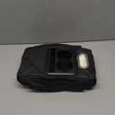 LEIWOOR 4-in-1 Multi-Functional Car Center Console Organizer - Leather Armrest Storage Box with Pillow Cushion & Protective Cover, Universal Interior Accessories (Black, Large)