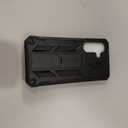 FNTCASE for Samsung Galaxy S25-FE Case: with [Built-in Screen Protector & Kickstand] [Military-Grade Drop Protection] Heavy Duty Protective Full Body Shockproof Rugged Sturdy TPU Phone Cover Black