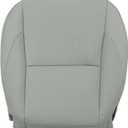 Priprilod Gray Leather Perforated Driver Side Bottom Replacement Seat Cover Compatible with Lexus ES350 2007 2008 2009 2010 2011 2012