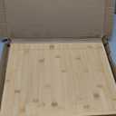 Bamboo Cutting Board with Lip, 17.3"x13.4" Bamboo Wood Over the Counter Sink Cutting Board Kitchen Serving Board with Counter Edge,Perfect for Vegetables, Fruits, Meats, Cheeses