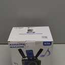 Karaoke Machine,Portable Bluetooth Speaker with 2 Wireless Microphone for Adults & Kids with LED Lights, Karaoke Microphone with PA System Supports USB/TF/AUX,Gift for Party (Black)