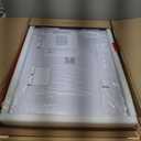 Beveled Edge Mirror 20x28 Inch Frameless Rectangle Bathroom Wall Mirror Explosion Proof and Shatterproof Bathroom Vanity Mirror Wall Mounted Hang Firmly (Horizontal or Vertical)