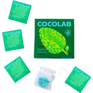 Cocofloss Woven Dental Floss, Dentist-Designed Oral Care, Mint, Waxed, Expanding, Vegan, Kid-Friendly String Floss with Coconut Oil, 4 Spools (33 yd Each) (99 Foot (Pack of 4))