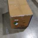 The Urban Port Two Drawer Wooden Nightstand with Metal Angled Legs, Brown and Black