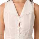 WEWOREWHAT Women's Button Up (White, Size 2)