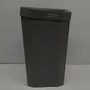 JOSUCLEN Bathroom Trash Can 4 Gallon,Small Slim Garbage Can, Open Top Trash Can for Bathroom, Kitchen, Office, Bedroom, Living Room, Gray