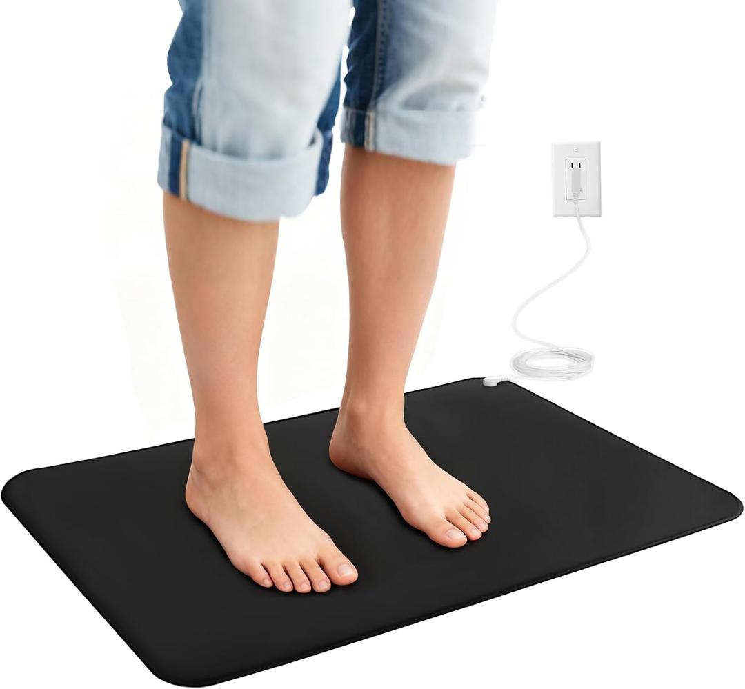 Grounding Mat 15.7" x 23.6"  Conductive Grounding Pad for Home Use, Connect to Earth's Natural Surface Indoors