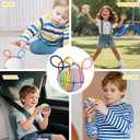 2 x Sensory Silicone Kids Toys for Autism: Activity Entertainment Toy Travel with Portable Storage