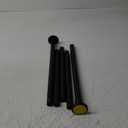 CorkLatta Black Shower Curtain Rod 31 to 80 Inch,1 Inch Diameter Adjustable Spring Tension Stainless Steel Telescoping Rod,Easy Install,No Rust