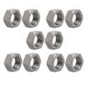 uxcell 10pcs M16 x 1.5mm Pitch Metric Fine Thread Carbon Steel Left Hand Hex Nuts