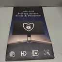 2 Pack Magnetic Hanging Computer Privacy Screen 24 Inch for 16:9 Widescreen Monitor, Removable Privacy Screen Anti Glare Blue Light Computer Screen Privacy Shield, Anti-Scratch 24in Protector Film