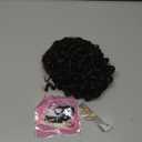 Curly Hair Buns for Women Drawstring Ponytail for Black Women Messy Bun Hair Pieces Short Ponytail for Daily Use (Chestnut Brown) (4#)