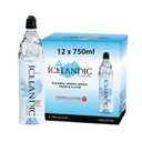 Icelandic Glacial Natural Spring Alkaline Water, 750 ml / 25.3 Fl Oz (Pack of 12) (EXP 06/04/28)