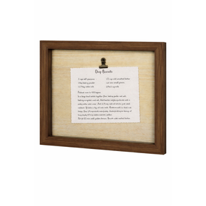 Framed “Drop Biscuits” Recipe Kitchen Wall Art (Farmhouse Style), 12 x 16 inches