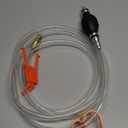 GasTapper Fuel Transfer Pump - Gas Siphon Pro Pump for Gasoline, Oil, Diesel, Water, Liquid, Fluid - Portable Hand Gas Pump Includes Brass Tip Weight, 9 Ft Hose and Pinch Clip - 3.5 Gls/Min