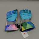 Ski Gloves, Waterproof and Breathable Snow Gloves for Cold Weather, Men & Women Boys and Girls (XS(Fit Kids 6-8 Years), Sky Blue)