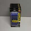 PILOT G2 Premium Refillable and Retractable Rolling Ball Gel Pens, Fine Point, Blue Ink, (Pack of 6, 30 Count Total)