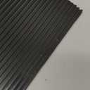 VEVOR 1.6" Rise Cuttable Threshold Ramp for Doorways, 35.4" Wide Natural Rubber Wheelchair Ramp, Non-Slip Solid Rubber Ramp with Double-Sided Tape for Doorways,Driveways,Bathroom,Smooth Tile