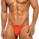 Arjen Kroos Mens Sexy Thong Pouch Underwear Low Rise G-String Bikini (Medium)