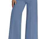 PRETTYGARDEN Women's Wide Leg Palazzo Pants 2026 Dressy Casual Lounge Workout Sweatpants High Waisted Trousers (XXL)