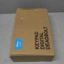 Veise Fingerprint Door Lock with 2 Lever Handles - Keyless Entry Door Lock, Electronic Keypad Deadbolt, Digital Smart Code & Front Handle Sets, Auto-Locking, Easy Installation, Matte Black