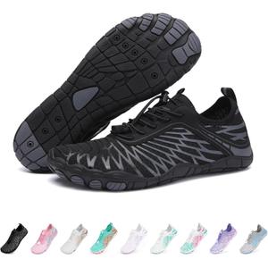 Hike Barefoot Shoes Women Men Non-Slip Healthy Breathable Fashion Trail Running Womens Mens Wide Toe Zero Drop Water Shoe, 8.5 Women/7.5 Men