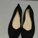 Rominz Women\'s Flats Shoes Round Toe Flats Black Flats Shoes Women Ballet Flats for Women Dressy Shoes Nude Flats, Size 8