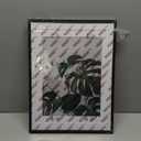 Egofine 12x16 Picture Frame Black, Display for 9x12 or 11x14 with Mat, Metal Thin Photo Frame Covered by Plexiglass for Wall Mounting and Tabletop, 1 Pack