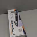 Silicone Magnetic Over the Stove Shelf for Back of Stove - Magnetic Stove Top Shelf and Over Stove Shelf, Over Oven Shelf for Top of Stove, Over the Stove Spice Rack, Includes 6 Extra Plates (Black)