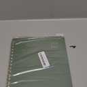 RETTACY 2026-2027 Monthly Planner, Jan 2026 - Dec 2027, Large Size (8.5" x 11"), Agenda, Calendar, 24 Month Tabs, Flexible Plastic Cover, 100 GSM Thick Paper, Spiral-bound (Light Green)