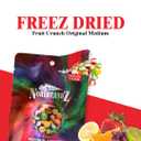 NORTHLANDZ Freeze Dried Candy | RAINBOW CRUNCH ORIGINAL | -42C Freeze-Dried | Assorted Sweet Fruit Flavors | 1.5oz/each| Light & Crunchy Snack | Unique Candy Experience (EXP 10/01/26)