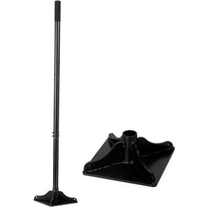 48 Inch Handle Steel Tamper, 8" x 8" Heavy Duty Garden Tamper Tool, Labour-Saving for Levelling Land, Installing Paving Stones and Repairing Pavements
