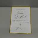 Please Sign Our Guestbook Sign, Bible Guest Book Wedding Sign, Engagement Party Desk Decor for Bridal Shower and Wedding Reception, Gold Frame Wedding Signs with Stand, Wedding Party Favors,2