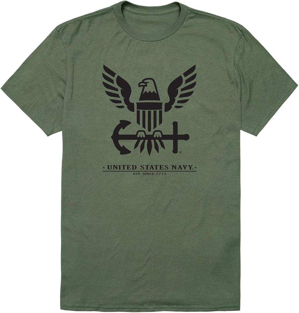 Rapiddominance Basic Licensed Military Tees (X-Large, Olive)