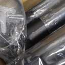 Closet Rods for Hanging Clothes, 17 to 99 Inches Stepless Adjustable Metal Closet Rod, 1.3 Inches Heavy Duty Clothes Hanging Rod for Closet Wardrobes Laundry RV, Black