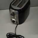 BLACK+DECKER 2-Slice Toaster, TR1278BD, Extra Wide Slots, 7 Shade Settings, 850 Watts, Frozen and Bagel Buttons (Compact, Noir)