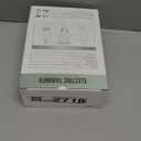 OLOV Electric Body Hair Trimmer - Groin Trimmer for Men - Bikini Trimmer Women - Wet/Dry Shaver Groomer, Replaceable Ceramic Blade Heads, USB Recharge Dock, Waterproof Hygiene Razor, Green