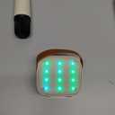 Mini Karaoke Machine with 2 Wireless Microphones for Kids Adults, Portable Bluetooth Speaker Gift for Girls Toys 4, 5, 6, 7, 8, 10, 12+ Years Old Teens Birthday(Beige)