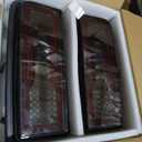 2PCS LED Rear Tail Light Compatible With Hummer H2 2003-2009 3-In-1 Reverse Light Brake Light Turn Signal Light(Smoke lens)