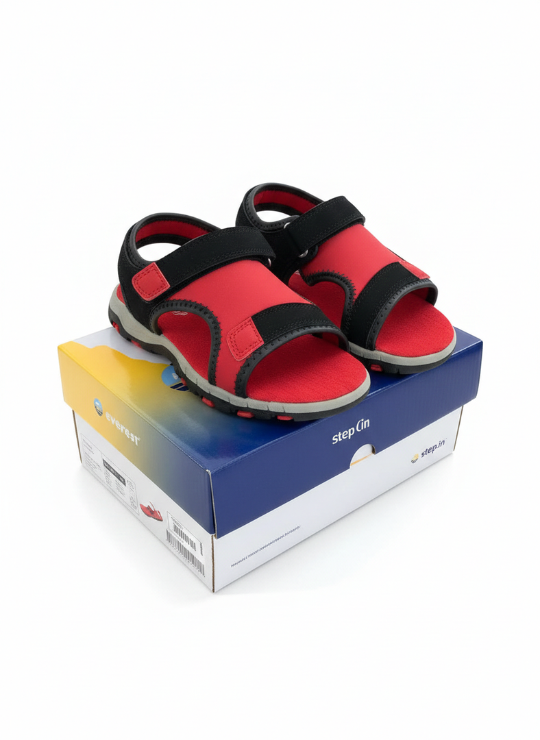Everest outdoor sandals size kid size 12, Red