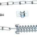 National Hardware N162-024 Chain Door Stops, Zinc Plated