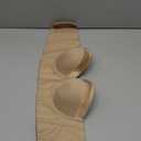 SEA BBOT Women Longline Strapless Bra Full Coverage Corset Bra Hide Back Fat (34D, Dark Beige)