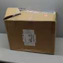 Amazon Basics Commercial Side Press Wringer Floor Cleaning Mop Bucket on Wheels, 35-Quart, Yellow