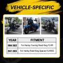 Motorcycle Fairing with 13in Smoke Windshield for Harley Road King FLHR 1994-2023 FLHRXS 2017-2025